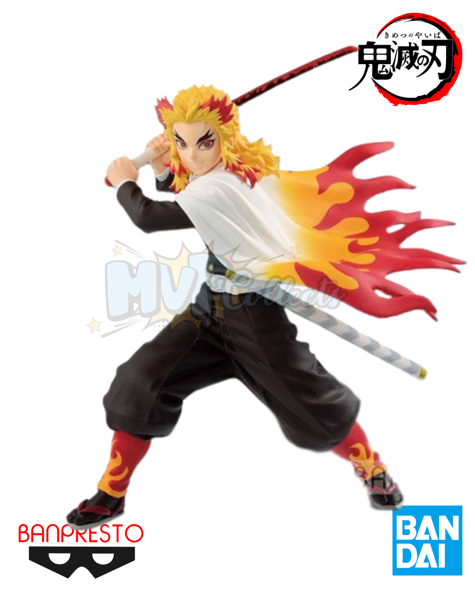 Banpresto Demon Slayer Vibration Stars Kyojuro Rengoku Statue – MVPCollects