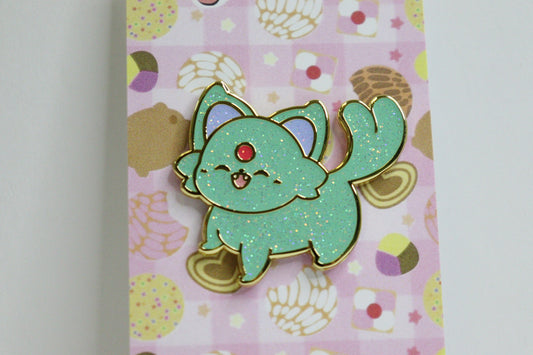 Cute Espeon Enamel Pin (GLITTER)