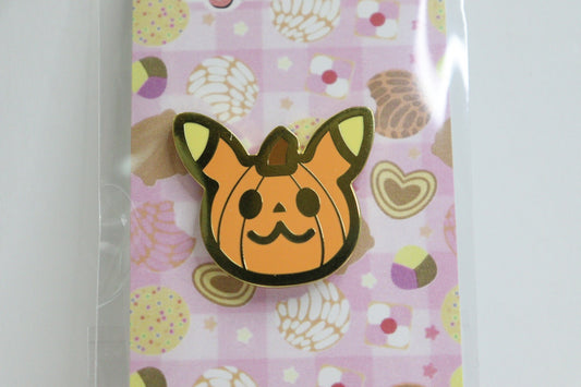 Pumkachu enamel pin