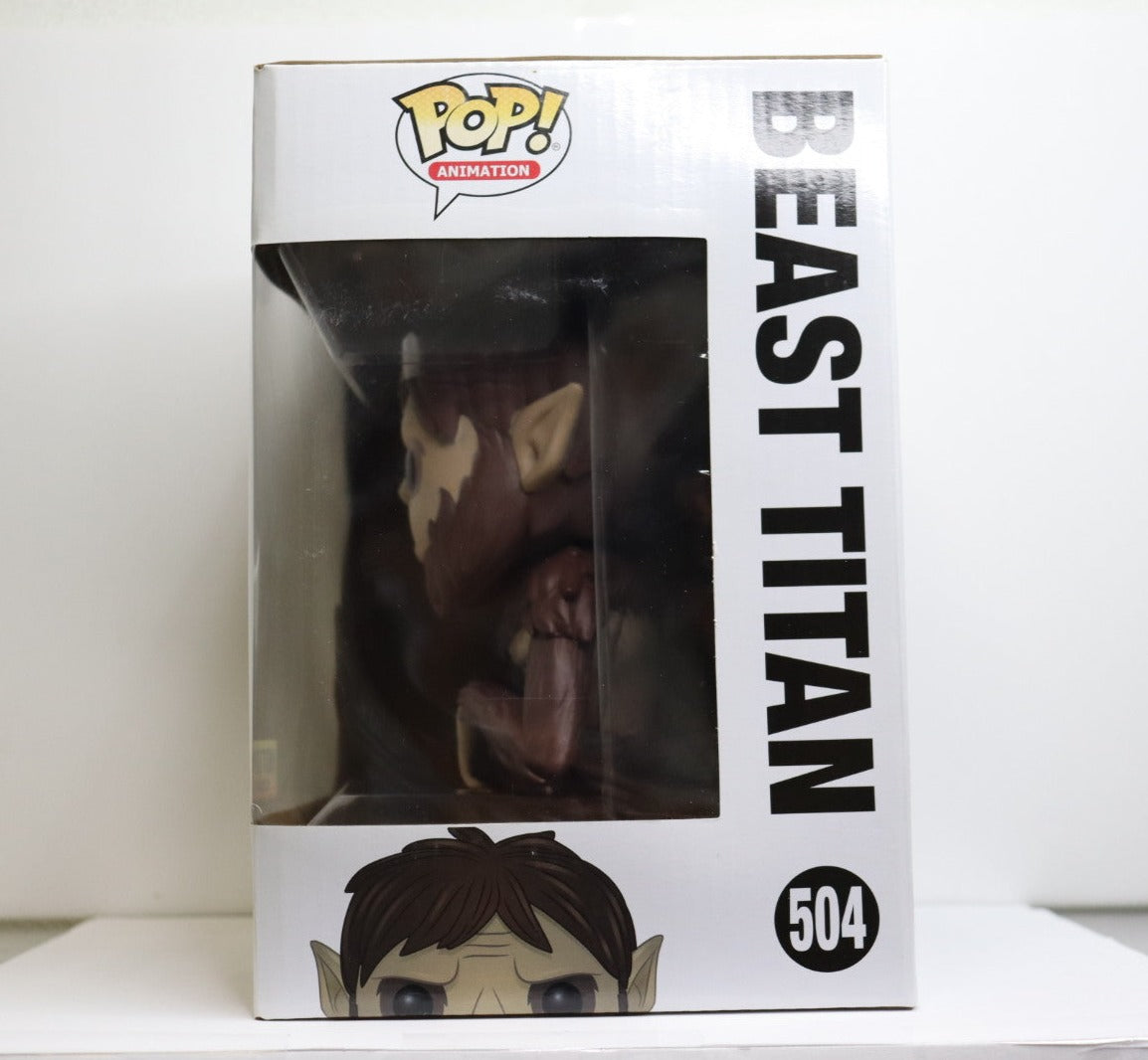 Funko Pop! Animation Attack On Titan Beast Titan Hot Topic Exclusive 6 Inch  Figure #504 for Men