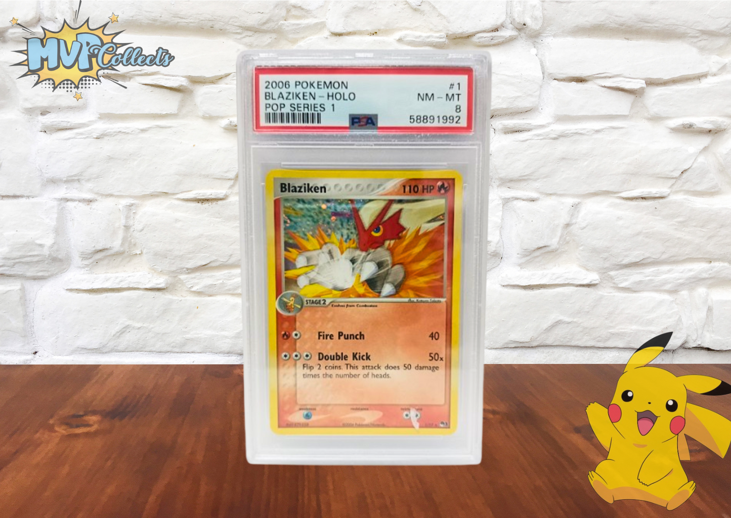 PSA 8 - BLAZIKEN - HOLO - #1