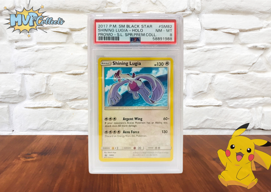 PSA 8 - SHINING LUGIA - HOLO - #SM82