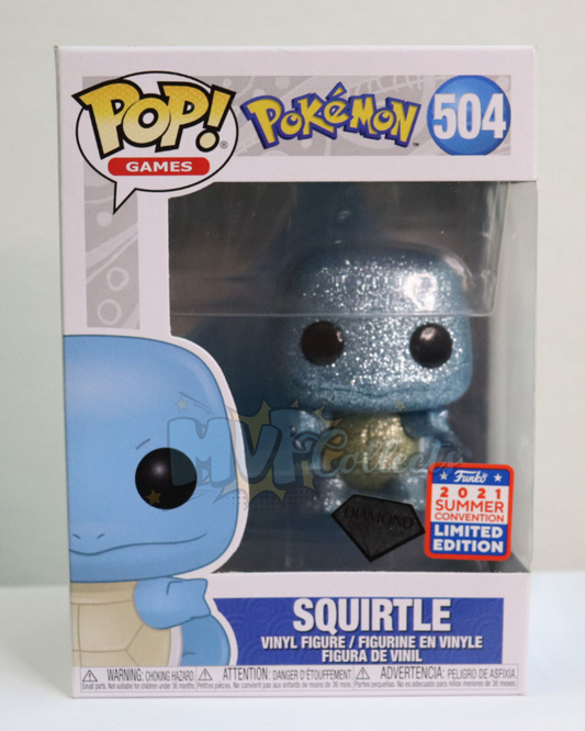 Games - Squirtle Diamond Shared Exclusive (Pokemon) Funko POP! #504