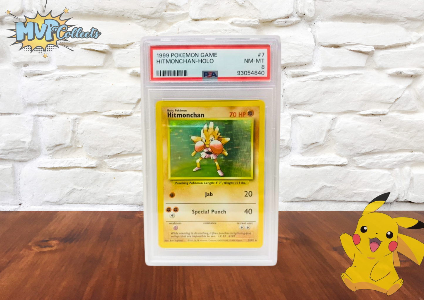 PSA 8 - HITMONCHAN - HOLO - #7