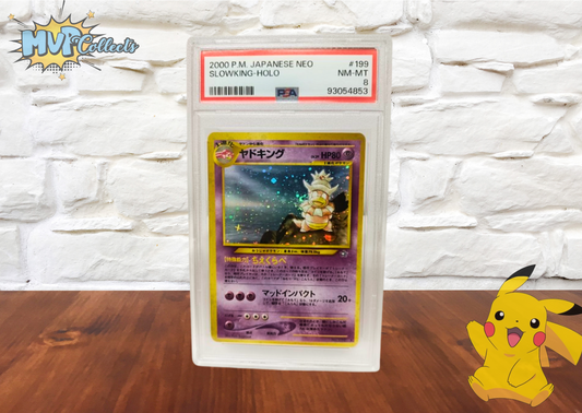 PSA 8 - SLOWKING-HOLO - Japanese Neo - #199