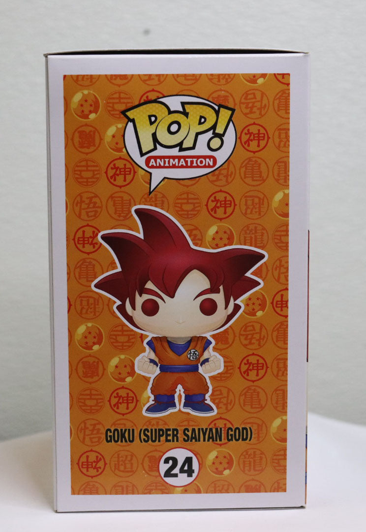Anime - Signed Goku Super Saiyan God (Dragon Ball Z) Funko POP! #24